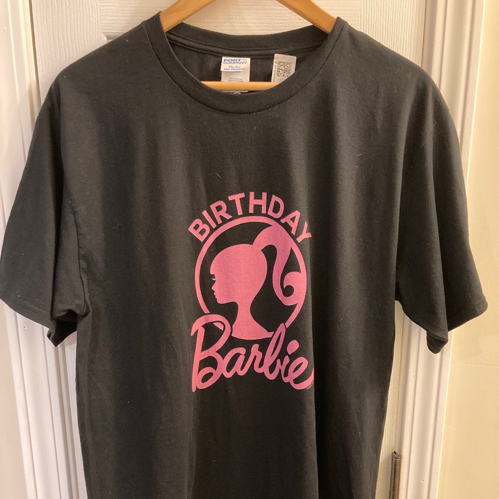 NWOT Birthday Barbie T shirt size large